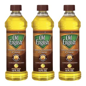 Old English Lemon Oil 올드 잉글리쉬 목재 가구 광택제 스크레치 커버 473ml 3개