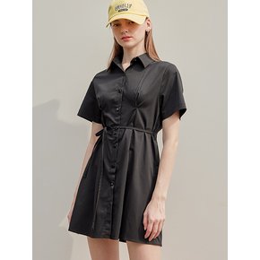 tension shirt dress black