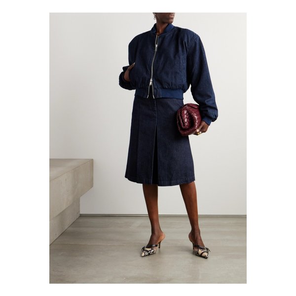 더프랭키샵 미키 패디드 데님 봄버 재킷 1647597337114206