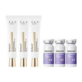 [쟈스] 엑토인 맨얼굴 크림 30ml x3 + 셀큐어 앰플 4X 10ml x3 증정 (S11457975)