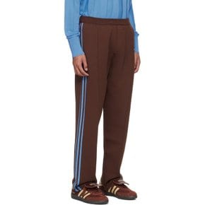 브라운 adidas Originals 스테이트먼트 트랙 팬츠 IT9787 mystery brown