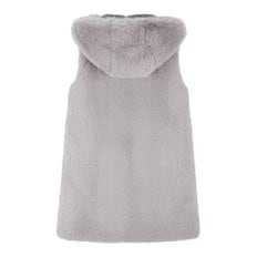 FAUX FUR CUPID HOODED VEST (LVT002KRFKF)