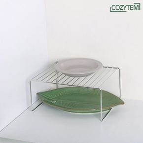 스텐 정리 수납랙(소) 24.5x10cm 싱크대 정리대 주방선반