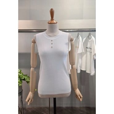 메종블랑쉬 단추민소매나시 M252MTP556K