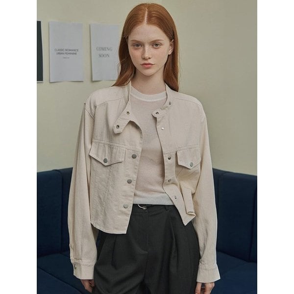 미셀벨리 차이나 카라 자켓