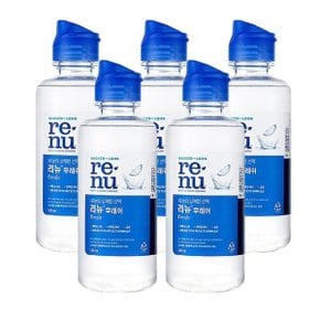리뉴 후레쉬 120ml 5개 렌즈세정액 보관액 모음