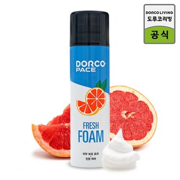 도루코 페이스 프레쉬 폼 250ml 자몽향 / 남녀공용 쉐이빙폼 / 대용량