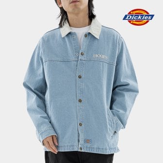 디키즈 [공식] 디키즈 헌든 데님자켓 Vintage Blue