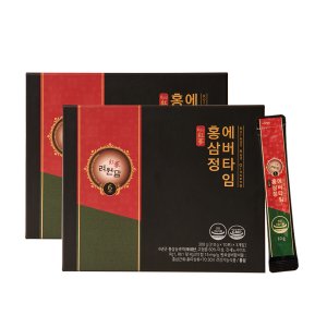 려원담 6년근 홍삼정 에버타임 30포 2박스 / 쇼핑백 선물세트