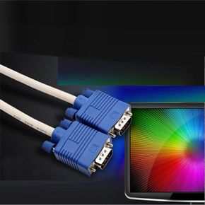 보급형 모니터 RGB VGA D-SUB 케이블 타입 7M-M M