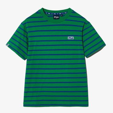 휠라키즈 [신상품] SS25 스트라이프 반팔 티셔츠 [FK2RSH2103X_GRN]