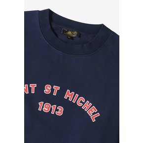 TISNO - PRINTED SWEATSHIRT_NAVY_LRTA0TS98U (남여공용)