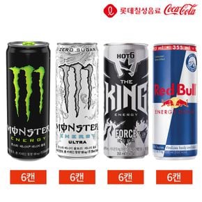 에너지음료 레드불 몬스터 핫식스 4종세트 355ml 24캔[33193444]