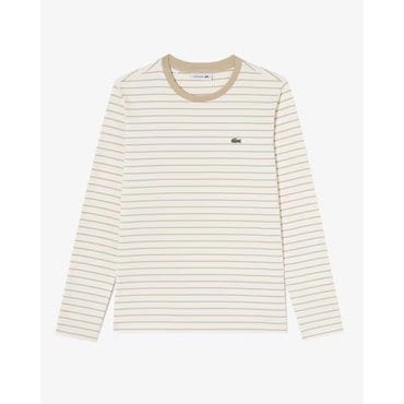 라코스테 25SS 여성  스트라이프 긴팔 티셔츠  TF922E-55G