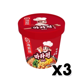  하이디라오 마라펀컵 용기컵라면 100g x 3개