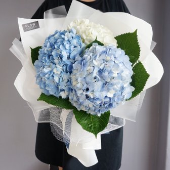  [리블라썸] 수국 3대 믹스 꽃다발 결혼기념일꽃다발 생화택배 꽃배달서비스 생화택배