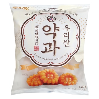  아리랑후드 한입참 우리쌀약과 340g/ 2개 미니약과