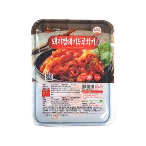 동그랑땡 냉동 청우돼지껍데기두루치기 400g