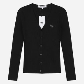 [시흥점] 5F PW00513KT1155 P199 베이비 폭스 파인 립 울 가디건 블랙