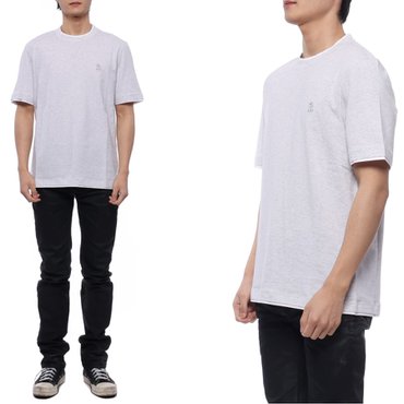 브루넬로쿠치넬리 24SS 남성 레이어드 로고 반팔티셔츠 (M0B137427G CFP70 24S)