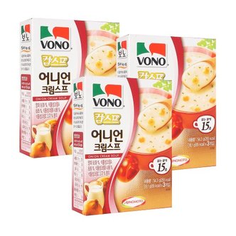  보노보노 컵스프 어니언크림 x 10케이스(30봉) / 간편한아침식사