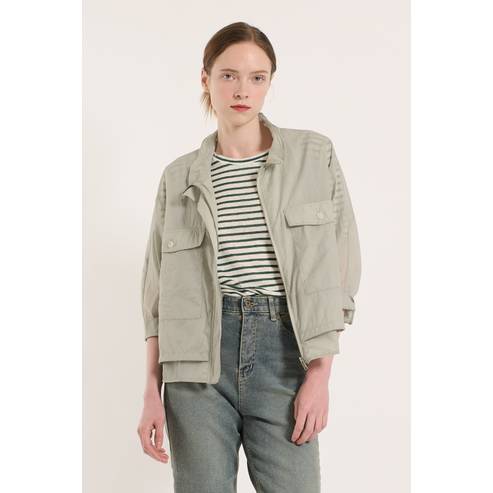 BCBG 하이넥 투 포켓 점퍼 (B5M3R172)