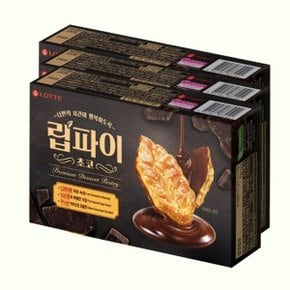 롯데제과 립파이 초코 132g x 3개 / 쿠키 비스킷_