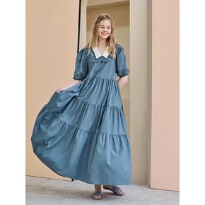 Lovely CanCan Maxi Dress_HOOKERS GREEN