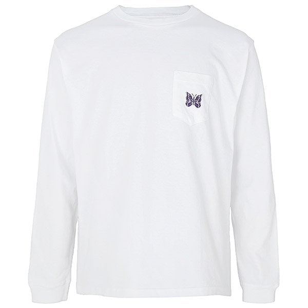 [부산점] 25FW 화이트 포켓 긴팔 티셔츠 RW348 WHITE