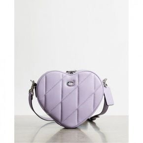 4652236 Coach Quilted Leather Heart CrossBody Bag - Soft Purple 81341667