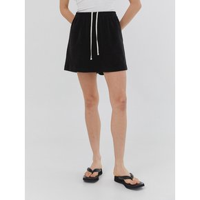 Terry Bending Shorts_Black