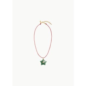 샌디리앙 24PF SANDY LIANG JADE SPARKLES NECKLACE IN RED