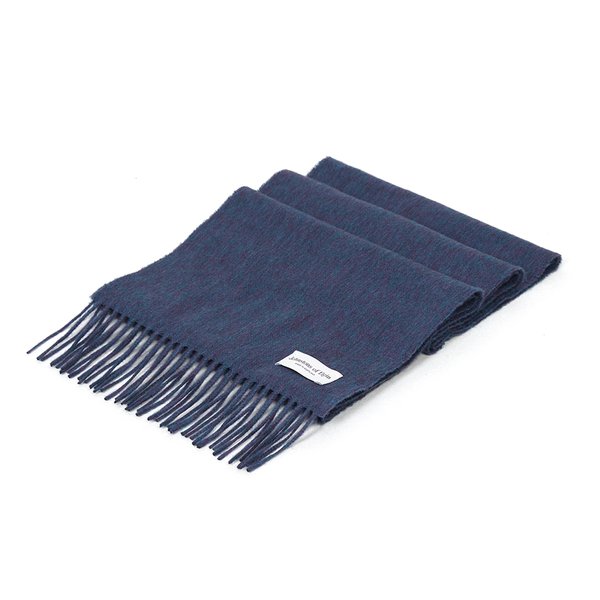 [부산점] 존스톤스 오브 엘긴 캐시미어 머플러 HD7311 HEATHER NAVY (남여공용)