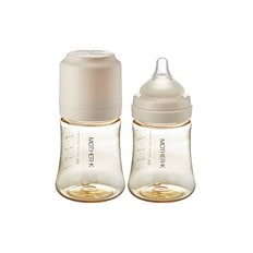 369 PPSU 젖병 180ml 트윈팩(0단계)_크림 젖병교체시기/교체젖병/배앓이방지/호환시스템