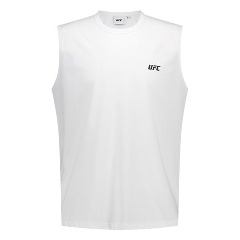 UFC SPORT UFC 소로나 릴렉스핏 슬리브리스 화이트 U2SLV2102WH