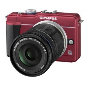 OLYMPUS 미러리스 SLR E-PL1s 더블 줌 키트 레드 E-PL1s TKIT RED