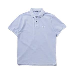 씨피컴퍼니 241 Piquet Polo Shirt 14CMPL140A 005527R 750 로고패치 반팔 폴로 티셔츠