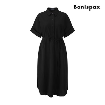 보니스팍스 베이직 반팔 셔츠 롱 원피스 (XP8OP001M0)