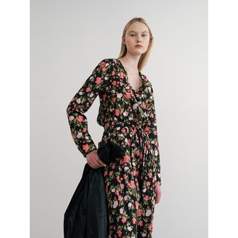 jain song Y-Neck Flower Jumpsuit (JUJD202)