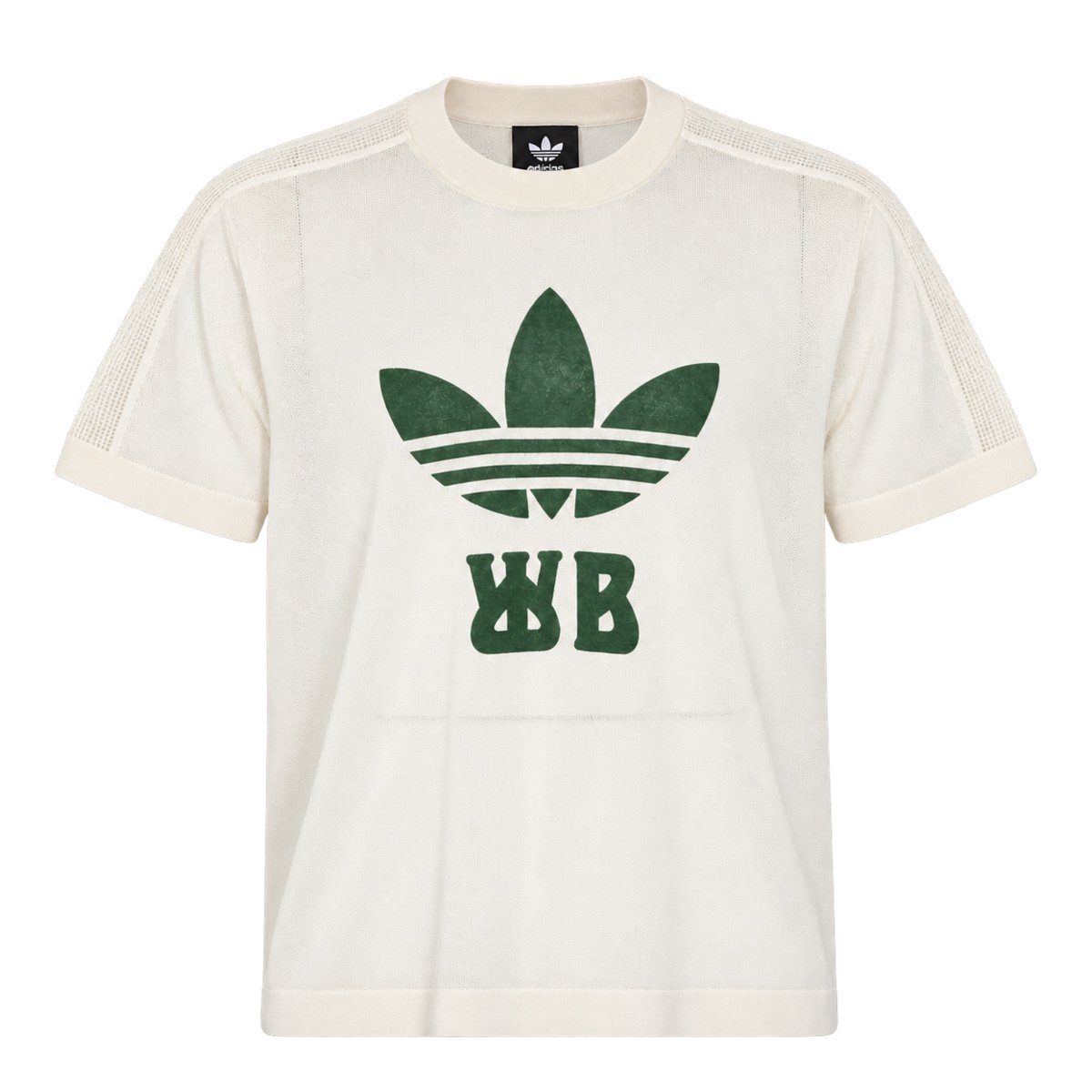 확대된 대표 웨일즈보너 남성 티셔츠 화이트 HY5017CHALK FW26