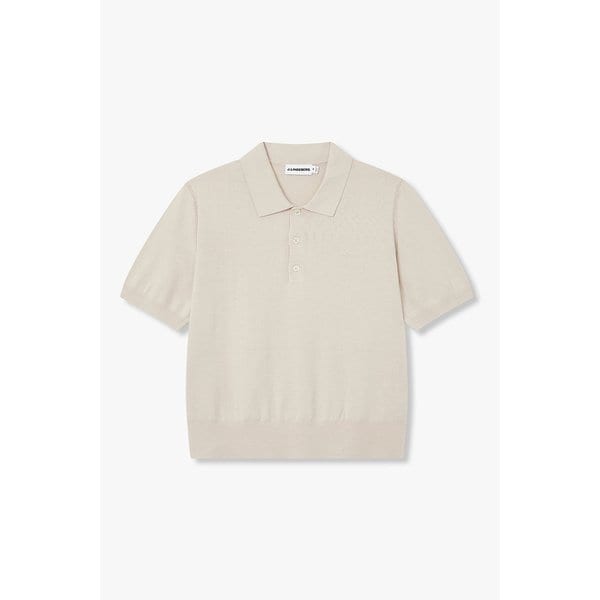 [Women] 블레이크 숏 슬리브 니트 폴로 1546128008000