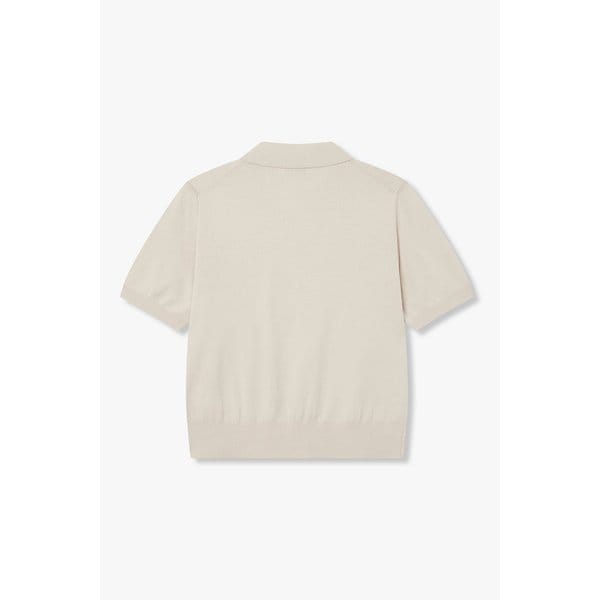 [Women] 블레이크 숏 슬리브 니트 폴로 1546128008000