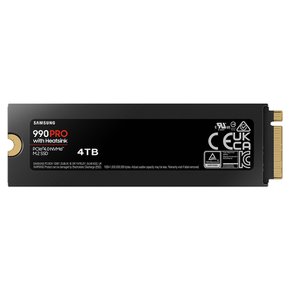 [s]990 PRO 히트싱크 4TB PCIe 4.0 NVMe SSD MZ-V9P4T0CW 공식인증 (정품)