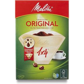 영국 밀리타 필터커피머신 드립커피머신 Melitta 6658076 Pack Original Size 1x4 80 Filter Cof