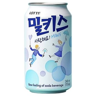  롯데 밀키스 340ml x 24캔_