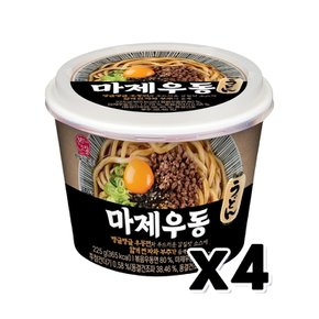 본고장 한일 마제우동 즉석용기면 225g x 4개