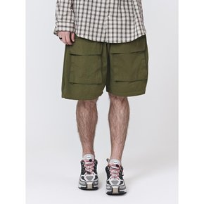 CB DOUBLE CARGO SHORTS (KHAKI)