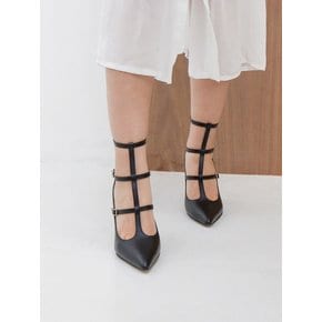 Triple strap pumps 2Colors