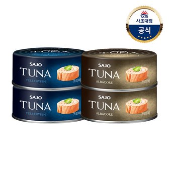 대림선 [사조대림] 프리미엄참치 황다랑어 100g x2개 +알바코 100g x2개