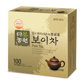 보이차 100티백 1박스 16개
